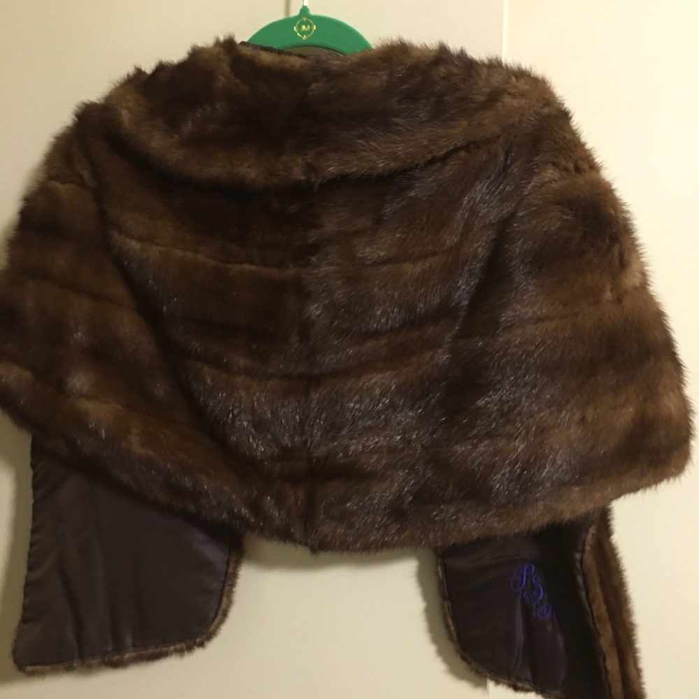 Vintage Mink Shawl great condition